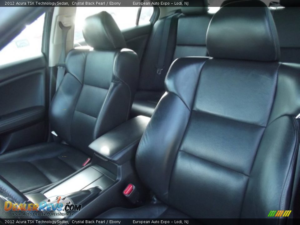 2012 Acura TSX Technology Sedan Crystal Black Pearl / Ebony Photo #10