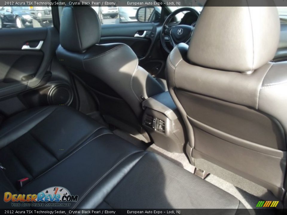 2012 Acura TSX Technology Sedan Crystal Black Pearl / Ebony Photo #13