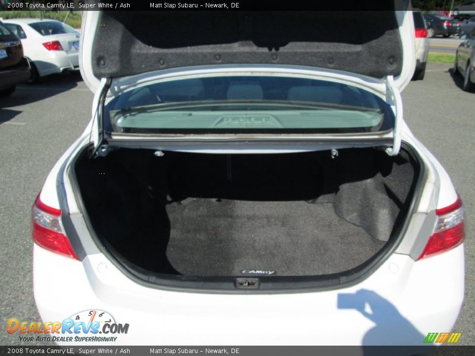 2008 Toyota Camry LE Super White / Ash Photo #19