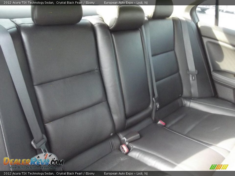 2012 Acura TSX Technology Sedan Crystal Black Pearl / Ebony Photo #14