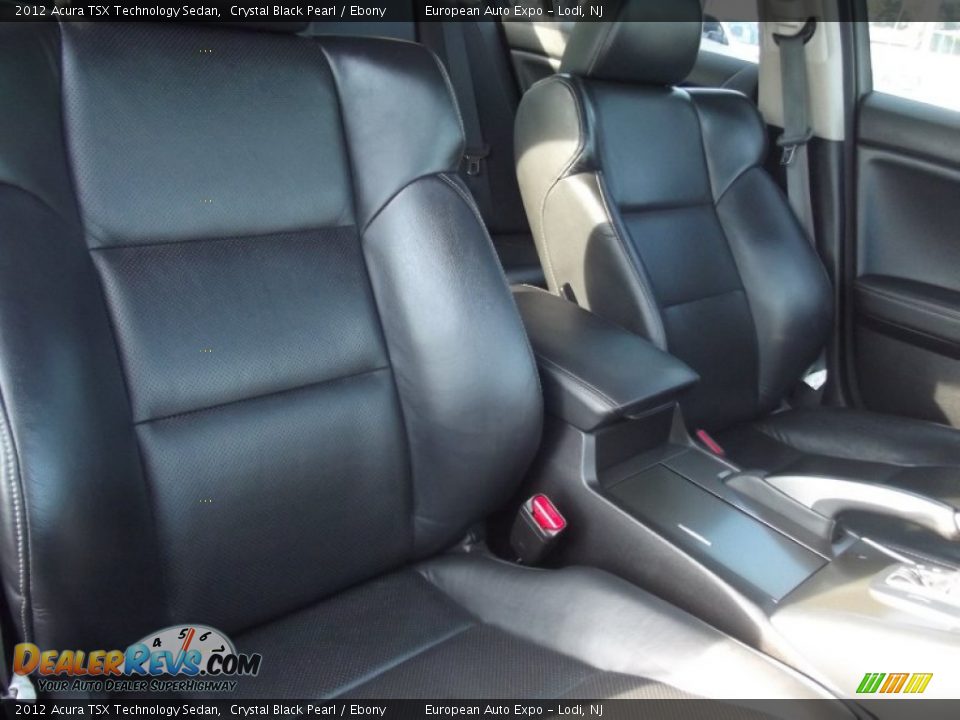 2012 Acura TSX Technology Sedan Crystal Black Pearl / Ebony Photo #16