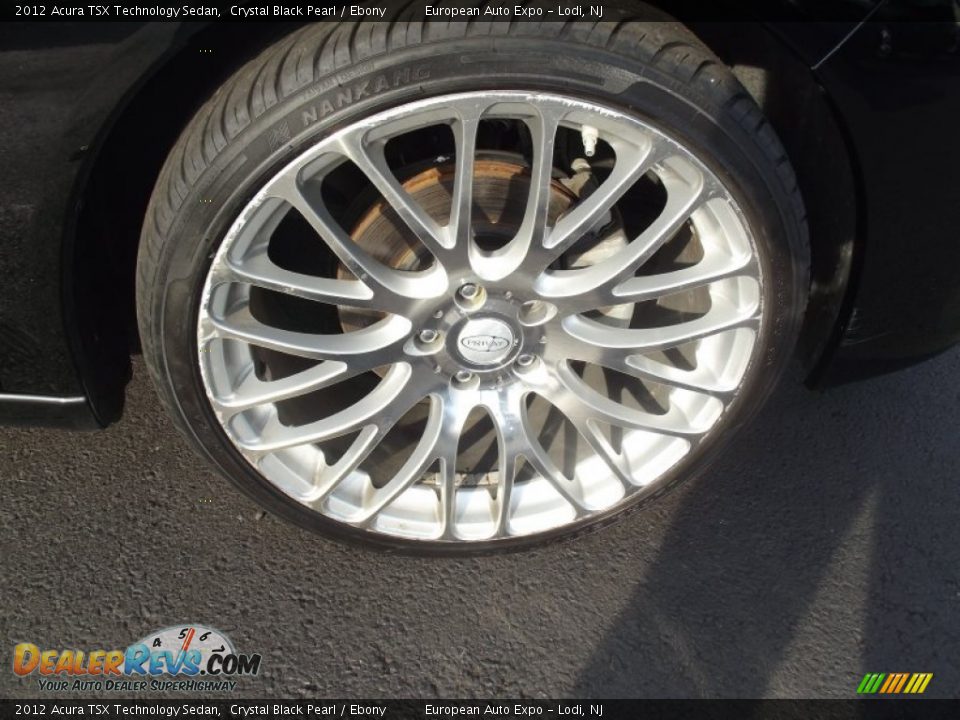 2012 Acura TSX Technology Sedan Crystal Black Pearl / Ebony Photo #17