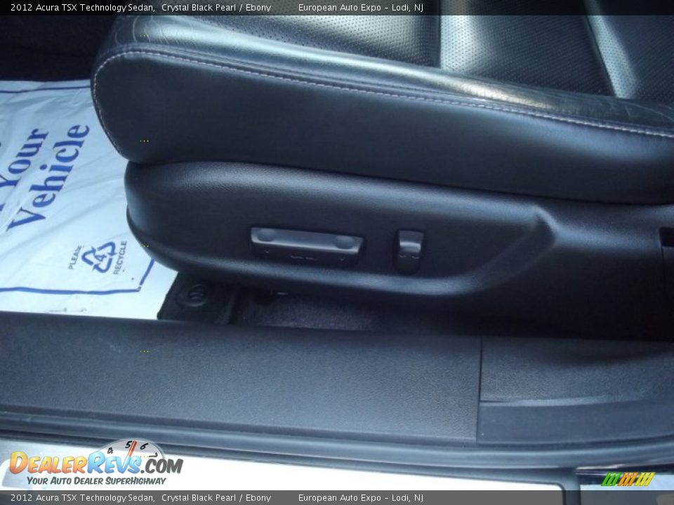 2012 Acura TSX Technology Sedan Crystal Black Pearl / Ebony Photo #19