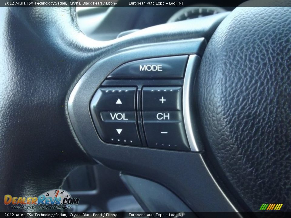 2012 Acura TSX Technology Sedan Crystal Black Pearl / Ebony Photo #27
