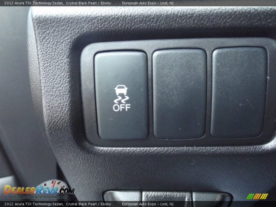 2012 Acura TSX Technology Sedan Crystal Black Pearl / Ebony Photo #28