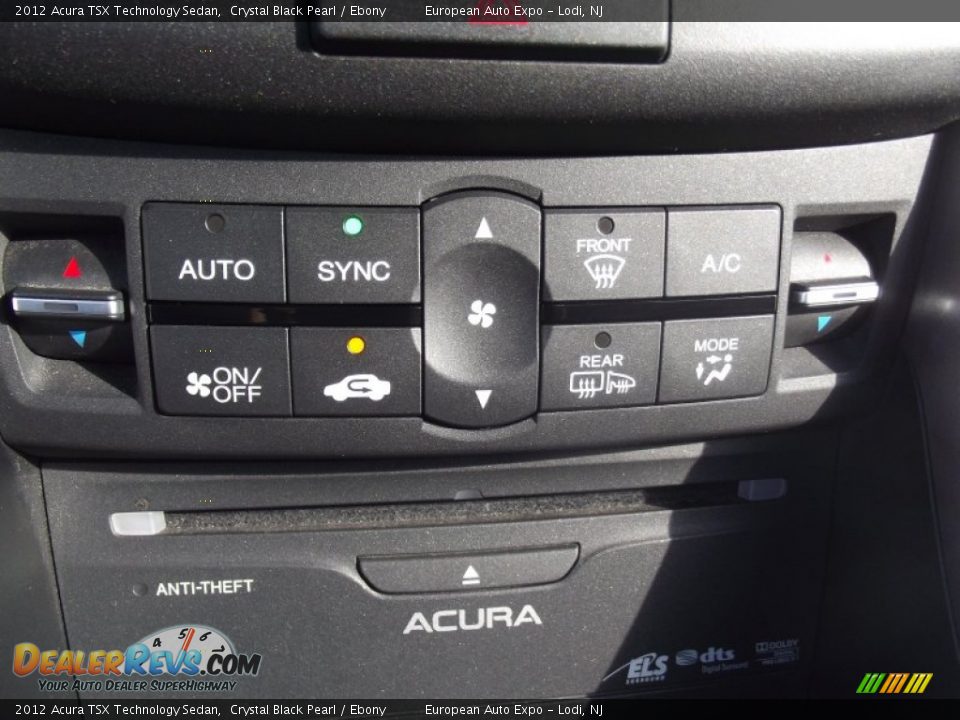 2012 Acura TSX Technology Sedan Crystal Black Pearl / Ebony Photo #31