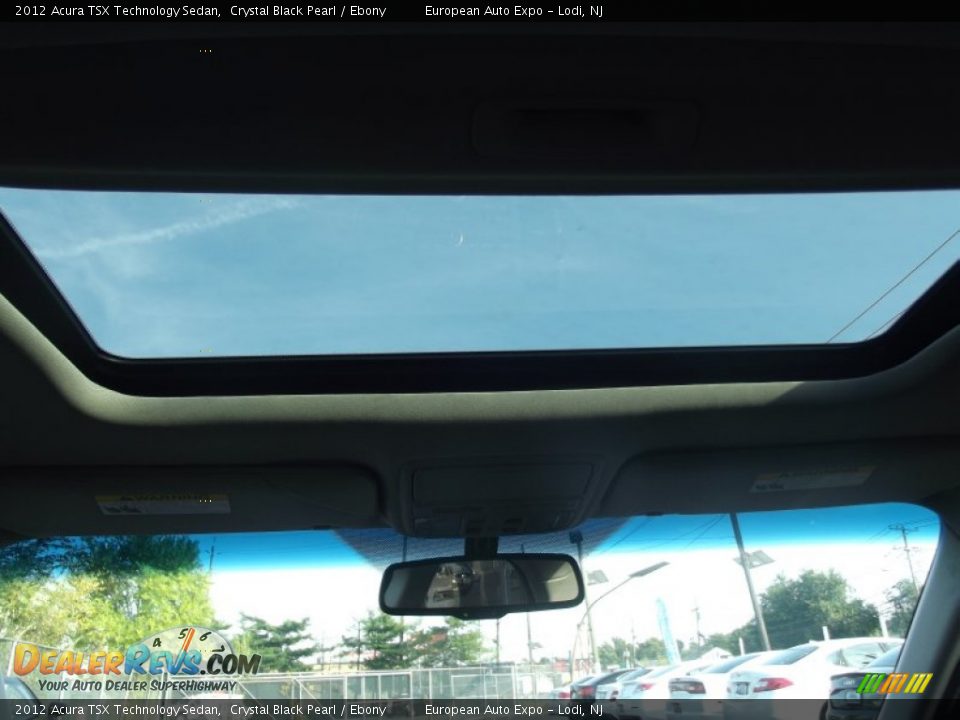 2012 Acura TSX Technology Sedan Crystal Black Pearl / Ebony Photo #35