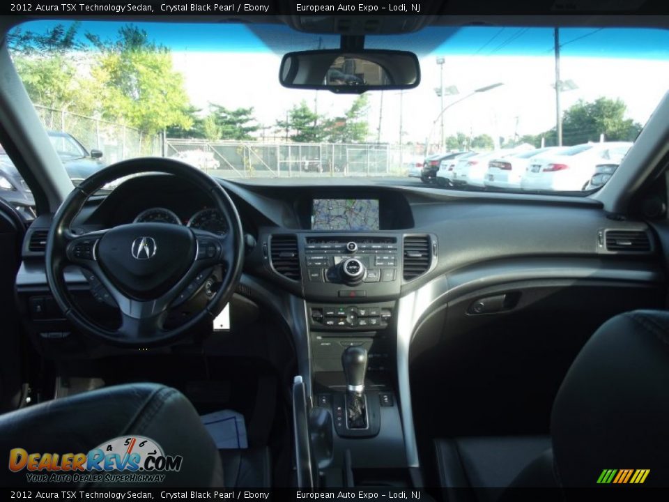 2012 Acura TSX Technology Sedan Crystal Black Pearl / Ebony Photo #36
