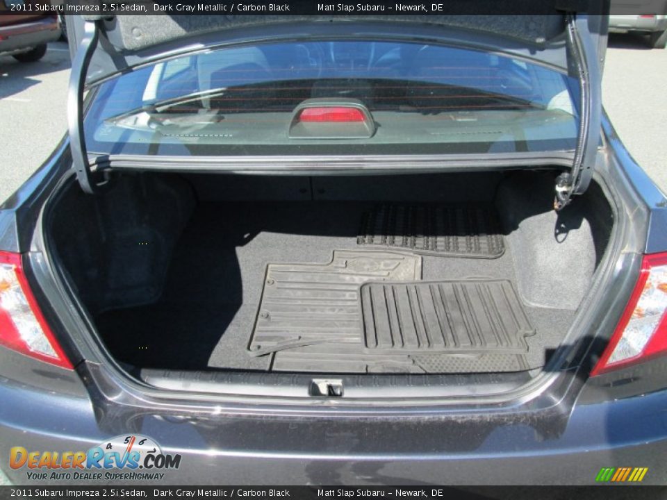 2011 Subaru Impreza 2.5i Sedan Dark Gray Metallic / Carbon Black Photo #19
