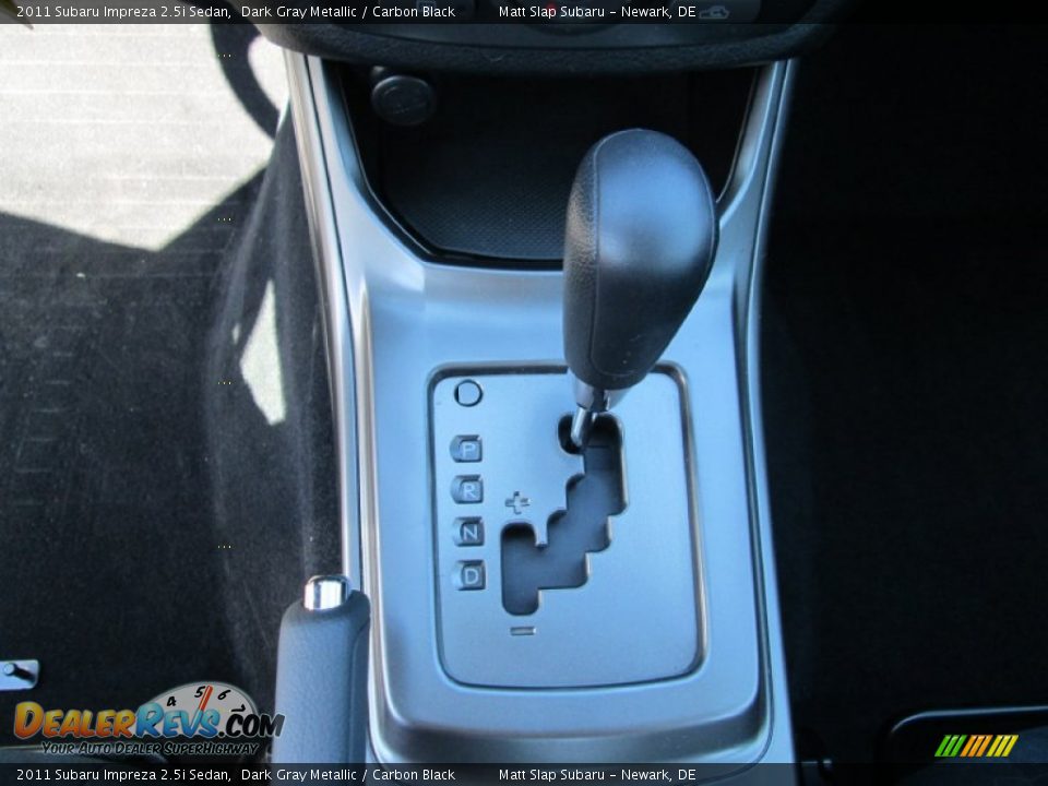 2011 Subaru Impreza 2.5i Sedan Dark Gray Metallic / Carbon Black Photo #25
