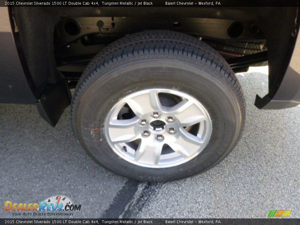 2015 Chevrolet Silverado 1500 LT Double Cab 4x4 Tungsten Metallic / Jet Black Photo #9