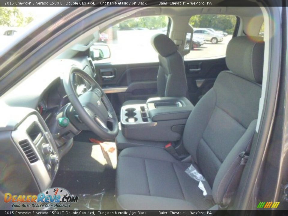 2015 Chevrolet Silverado 1500 LT Double Cab 4x4 Tungsten Metallic / Jet Black Photo #10