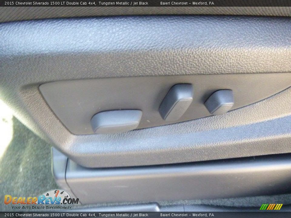 2015 Chevrolet Silverado 1500 LT Double Cab 4x4 Tungsten Metallic / Jet Black Photo #14