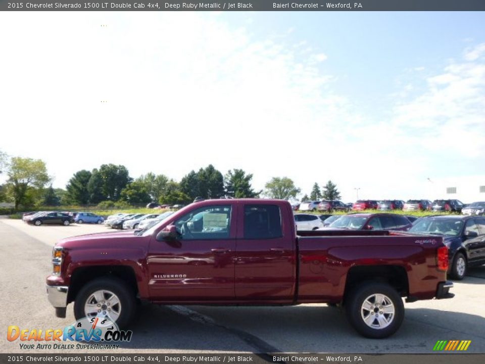 2015 Chevrolet Silverado 1500 LT Double Cab 4x4 Deep Ruby Metallic / Jet Black Photo #1