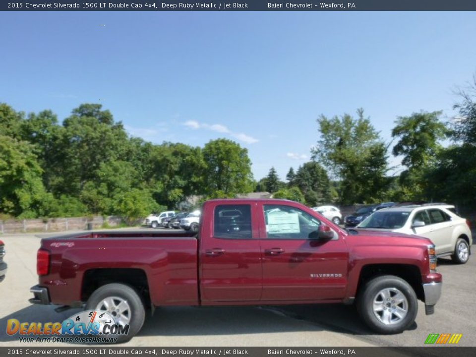 Deep Ruby Metallic 2015 Chevrolet Silverado 1500 LT Double Cab 4x4 Photo #5