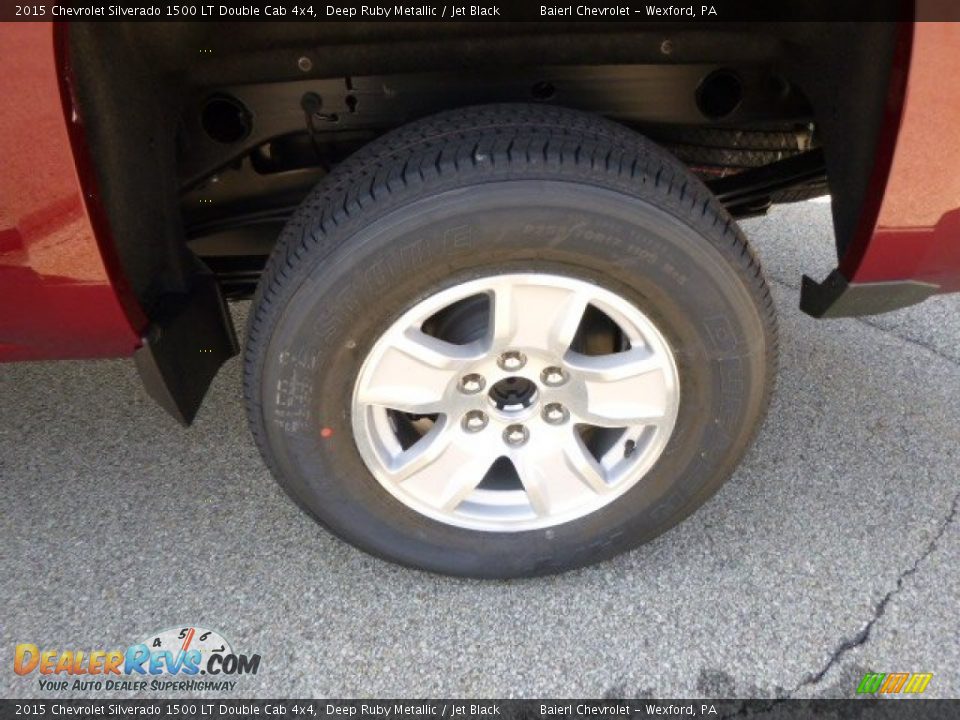 2015 Chevrolet Silverado 1500 LT Double Cab 4x4 Deep Ruby Metallic / Jet Black Photo #9