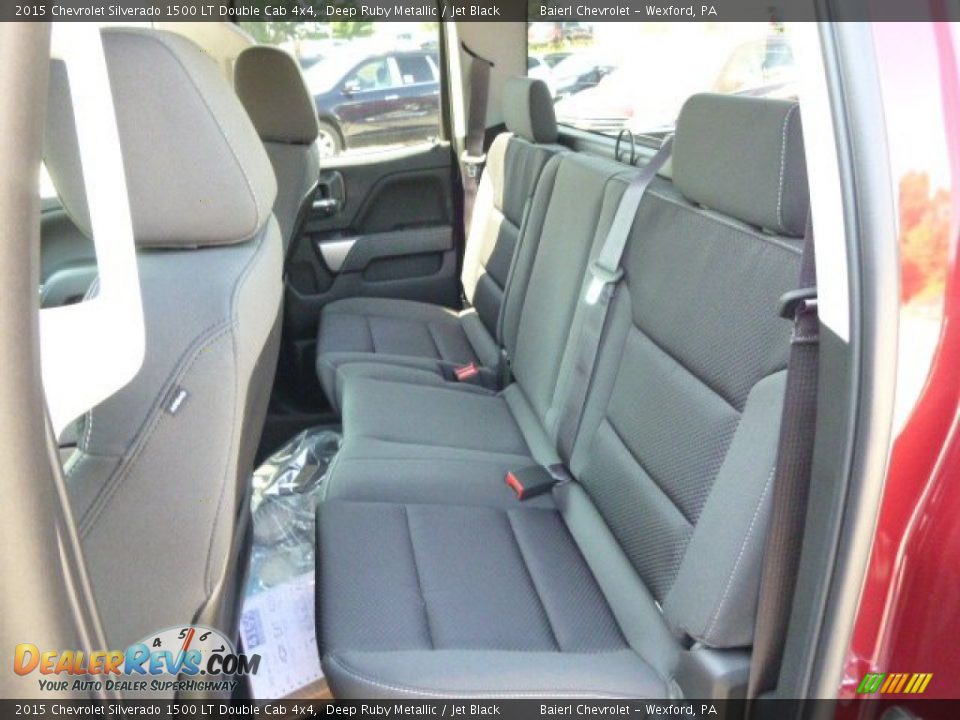 Rear Seat of 2015 Chevrolet Silverado 1500 LT Double Cab 4x4 Photo #11
