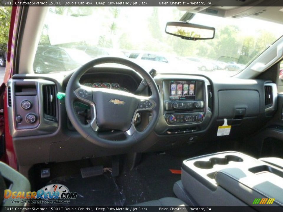 Dashboard of 2015 Chevrolet Silverado 1500 LT Double Cab 4x4 Photo #12