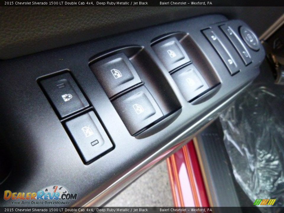 2015 Chevrolet Silverado 1500 LT Double Cab 4x4 Deep Ruby Metallic / Jet Black Photo #13