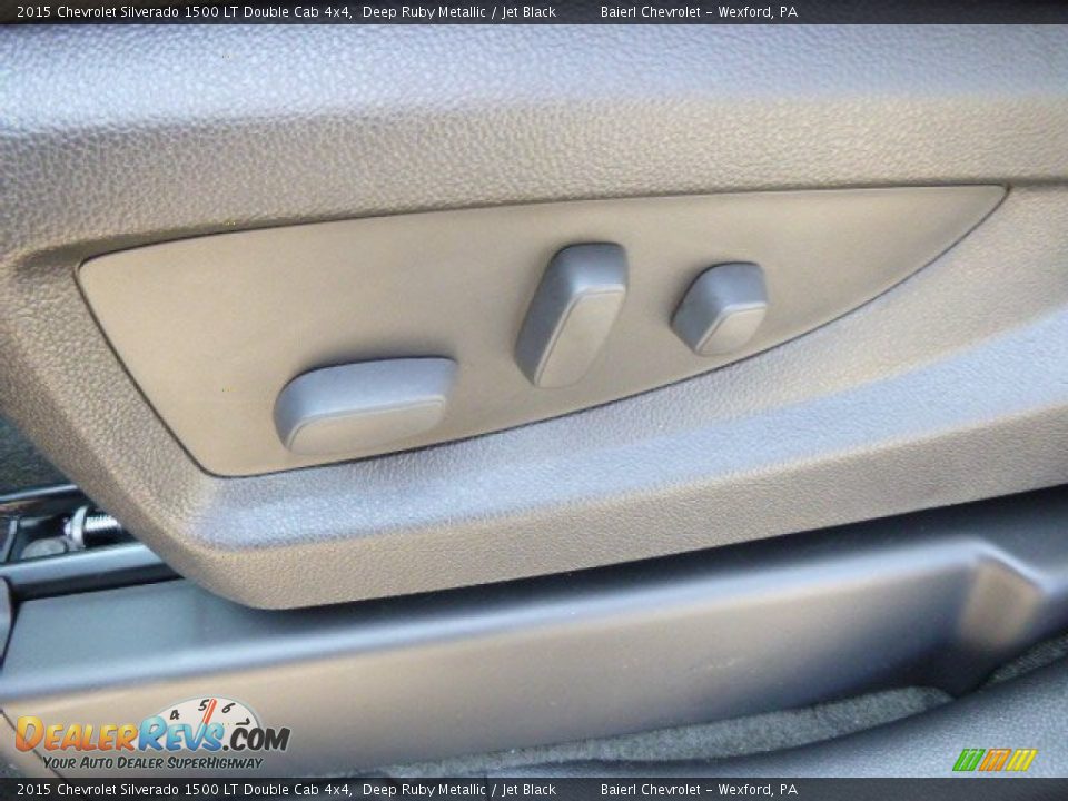2015 Chevrolet Silverado 1500 LT Double Cab 4x4 Deep Ruby Metallic / Jet Black Photo #14