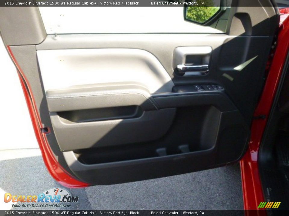 2015 Chevrolet Silverado 1500 WT Regular Cab 4x4 Victory Red / Jet Black Photo #12