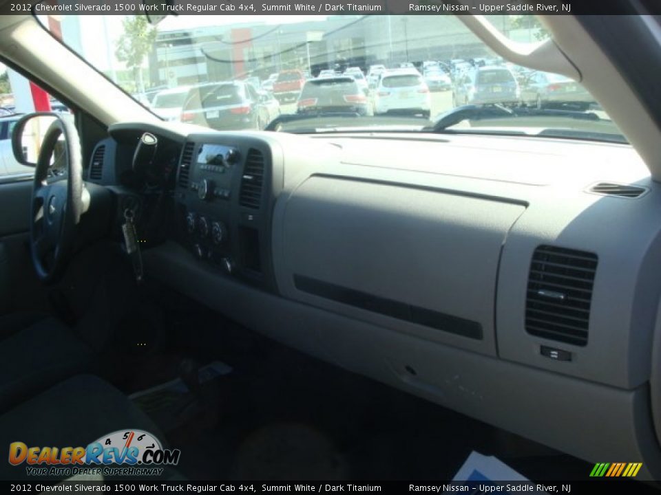 2012 Chevrolet Silverado 1500 Work Truck Regular Cab 4x4 Summit White / Dark Titanium Photo #15