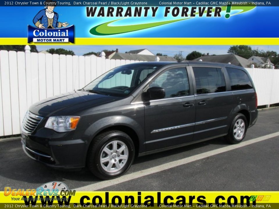 2012 Chrysler Town & Country Touring Dark Charcoal Pearl / Black/Light Graystone Photo #1