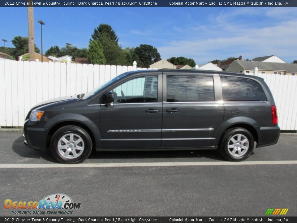 2012 Chrysler Town & Country Touring Dark Charcoal Pearl / Black/Light Graystone Photo #2