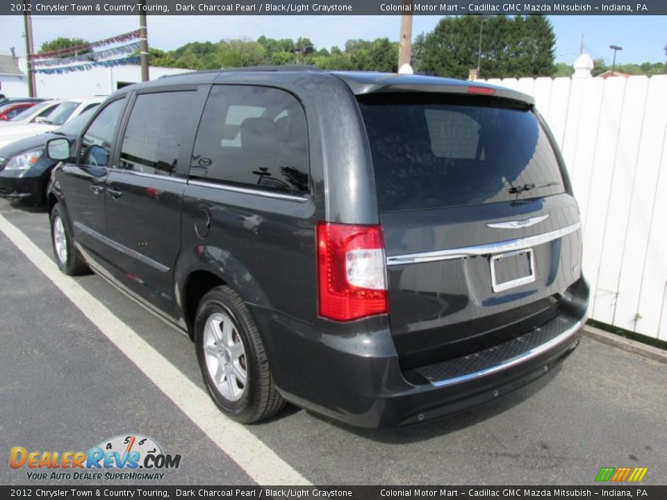 2012 Chrysler Town & Country Touring Dark Charcoal Pearl / Black/Light Graystone Photo #4