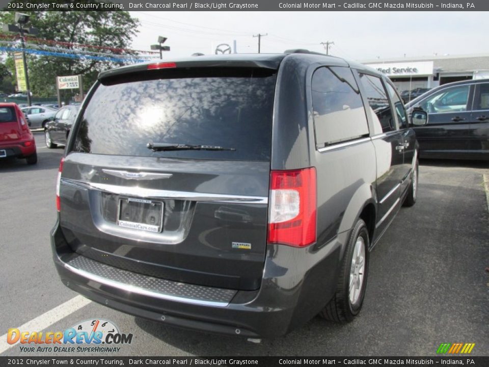 2012 Chrysler Town & Country Touring Dark Charcoal Pearl / Black/Light Graystone Photo #6