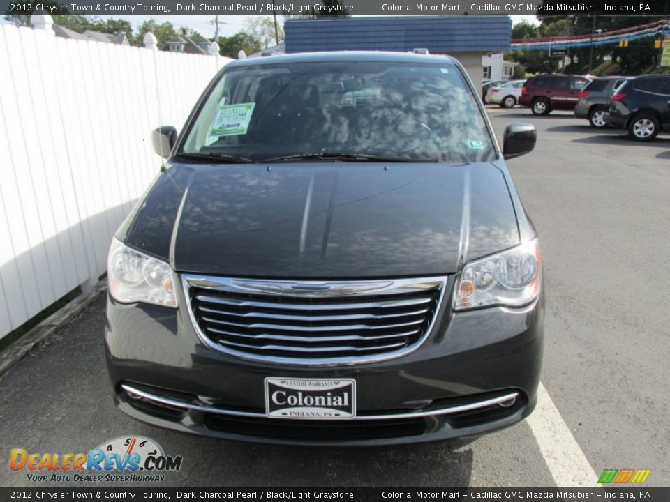 2012 Chrysler Town & Country Touring Dark Charcoal Pearl / Black/Light Graystone Photo #8