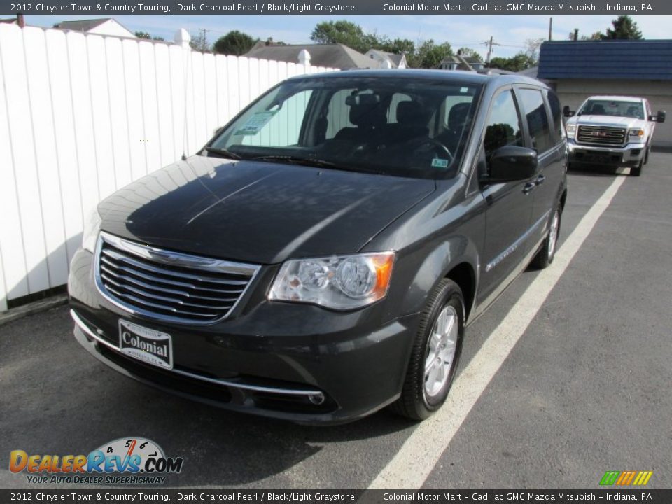 2012 Chrysler Town & Country Touring Dark Charcoal Pearl / Black/Light Graystone Photo #9