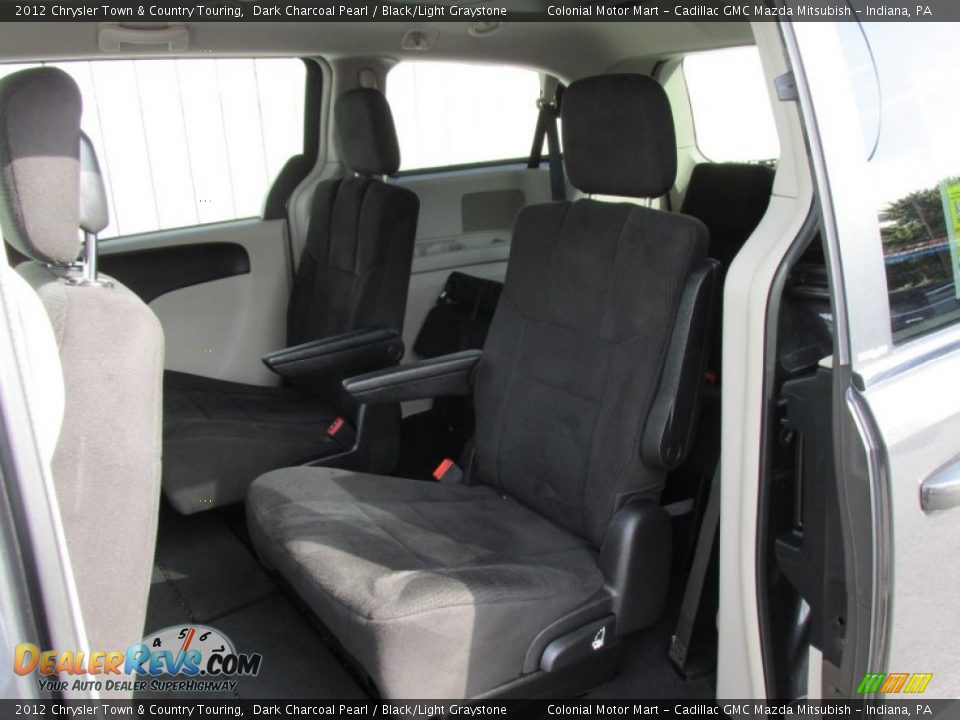 2012 Chrysler Town & Country Touring Dark Charcoal Pearl / Black/Light Graystone Photo #13