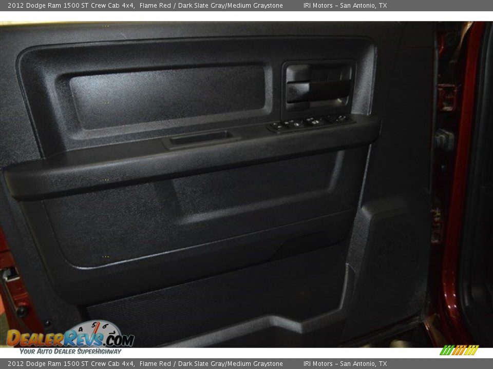 2012 Dodge Ram 1500 ST Crew Cab 4x4 Flame Red / Dark Slate Gray/Medium Graystone Photo #8