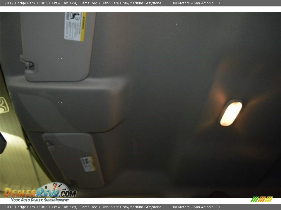 2012 Dodge Ram 1500 ST Crew Cab 4x4 Flame Red / Dark Slate Gray/Medium Graystone Photo #15