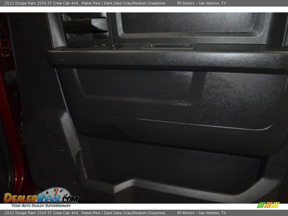 2012 Dodge Ram 1500 ST Crew Cab 4x4 Flame Red / Dark Slate Gray/Medium Graystone Photo #16