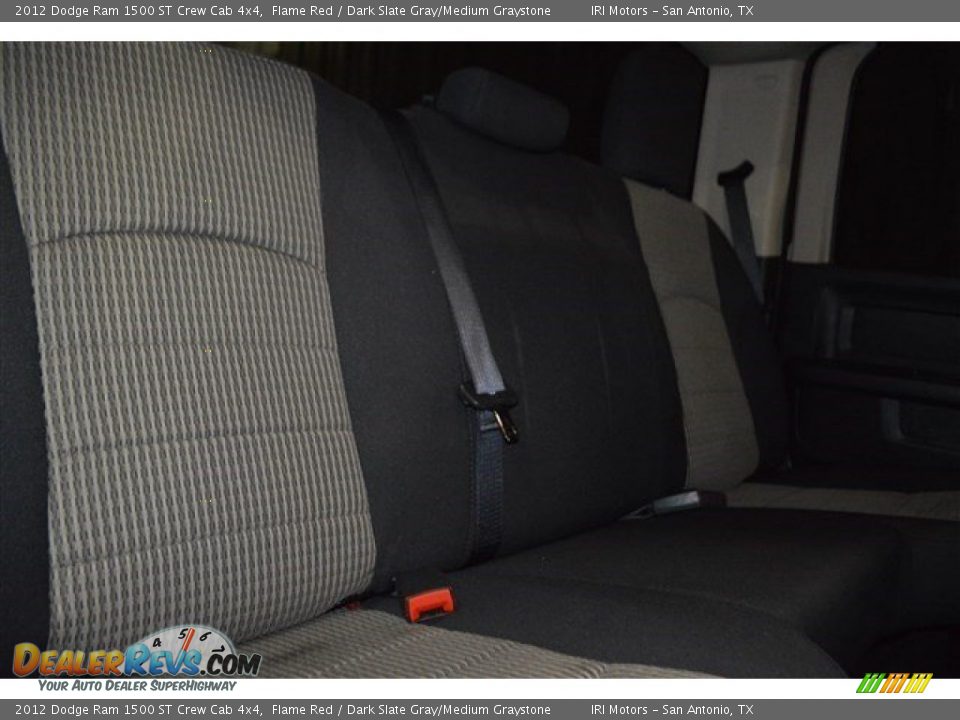 2012 Dodge Ram 1500 ST Crew Cab 4x4 Flame Red / Dark Slate Gray/Medium Graystone Photo #21