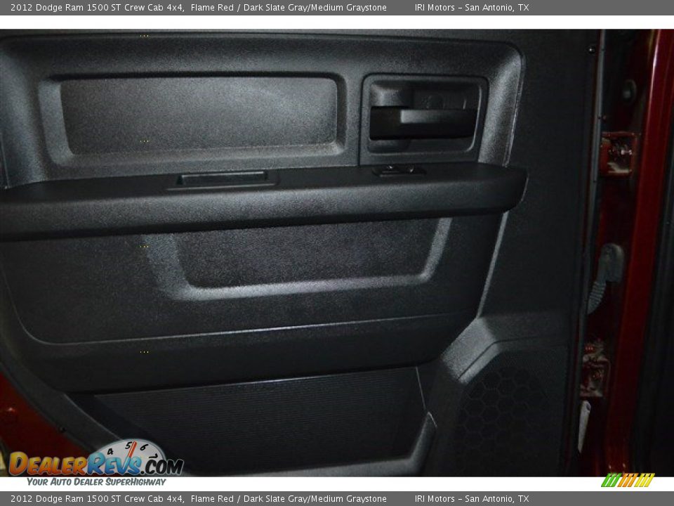 2012 Dodge Ram 1500 ST Crew Cab 4x4 Flame Red / Dark Slate Gray/Medium Graystone Photo #22