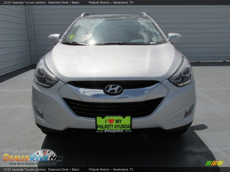 2015 Hyundai Tucson Limited Diamond Silver / Black Photo #8