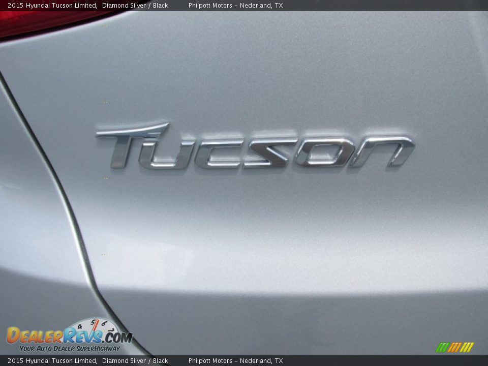 2015 Hyundai Tucson Limited Diamond Silver / Black Photo #14
