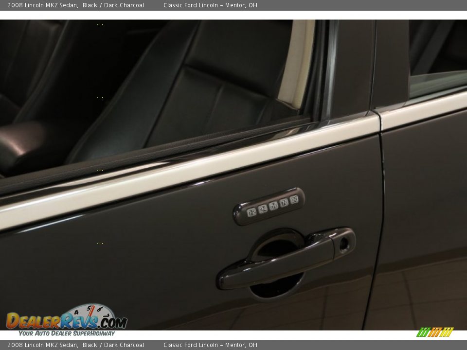 2008 Lincoln MKZ Sedan Black / Dark Charcoal Photo #4