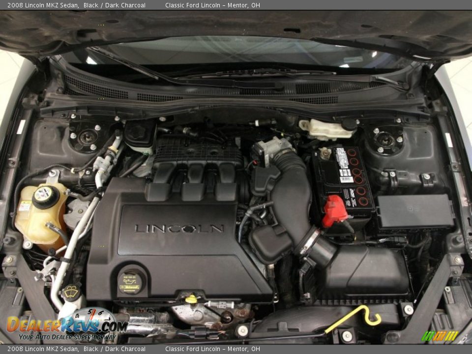 2008 Lincoln MKZ Sedan Black / Dark Charcoal Photo #17