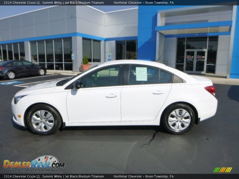 2014 Chevrolet Cruze LS Summit White / Jet Black/Medium Titanium Photo #2