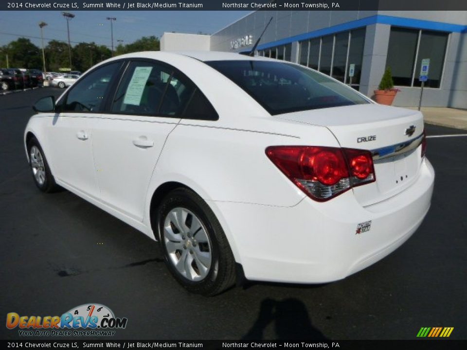 2014 Chevrolet Cruze LS Summit White / Jet Black/Medium Titanium Photo #3