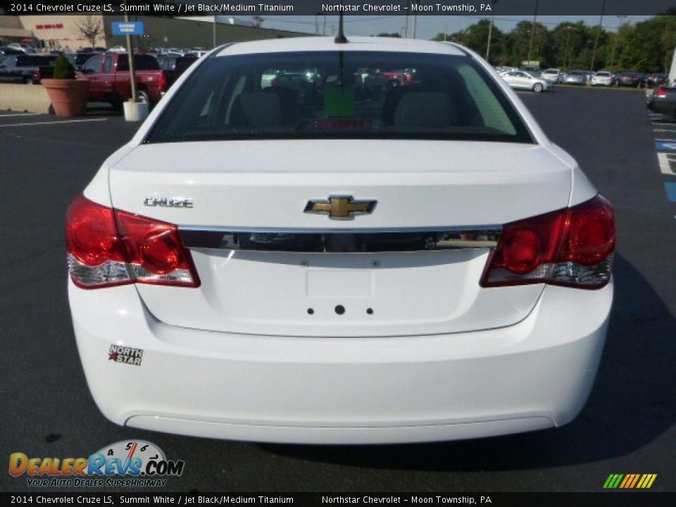 2014 Chevrolet Cruze LS Summit White / Jet Black/Medium Titanium Photo #4