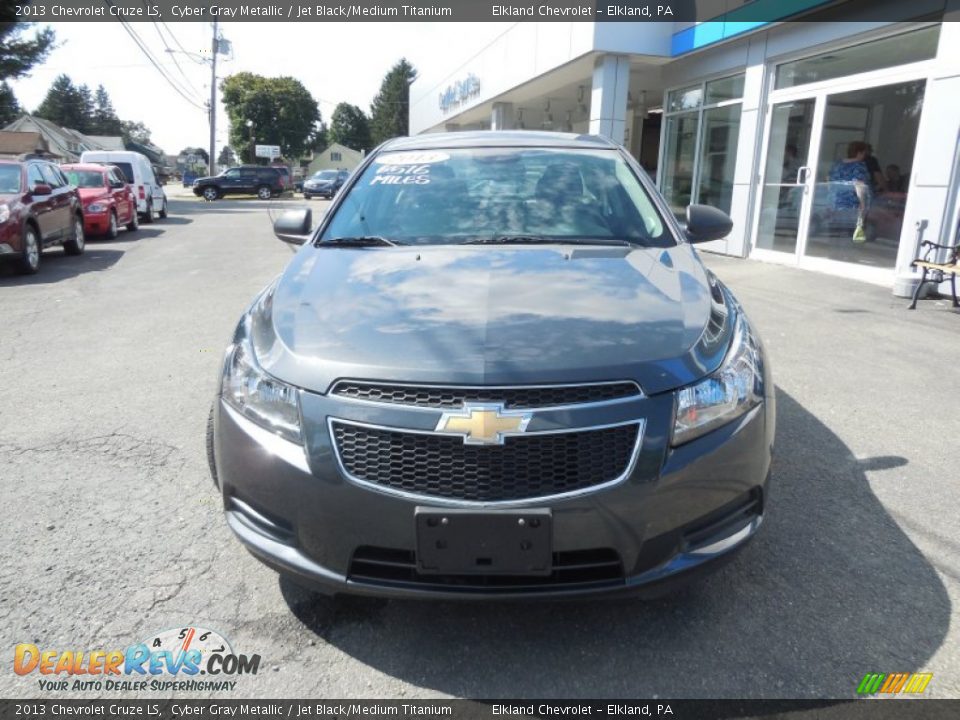 2013 Chevrolet Cruze LS Cyber Gray Metallic / Jet Black/Medium Titanium Photo #2