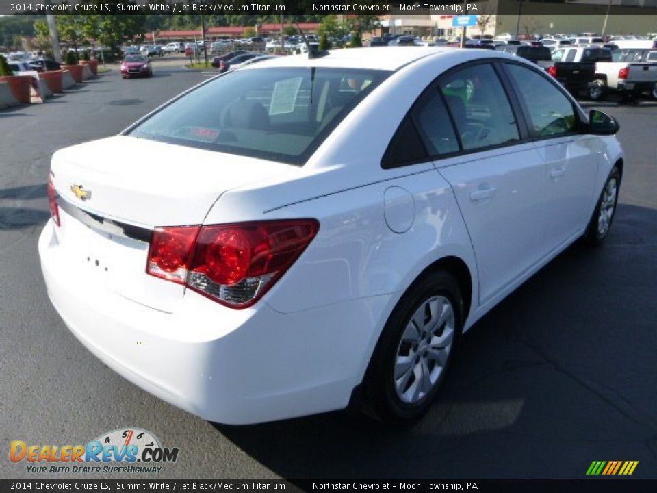 2014 Chevrolet Cruze LS Summit White / Jet Black/Medium Titanium Photo #5