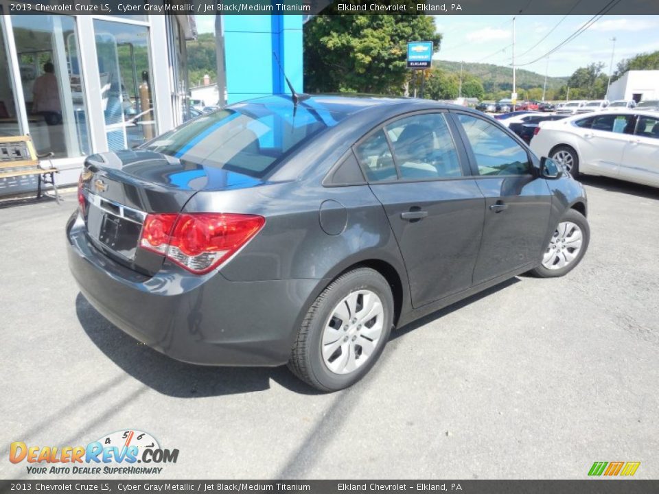 2013 Chevrolet Cruze LS Cyber Gray Metallic / Jet Black/Medium Titanium Photo #5
