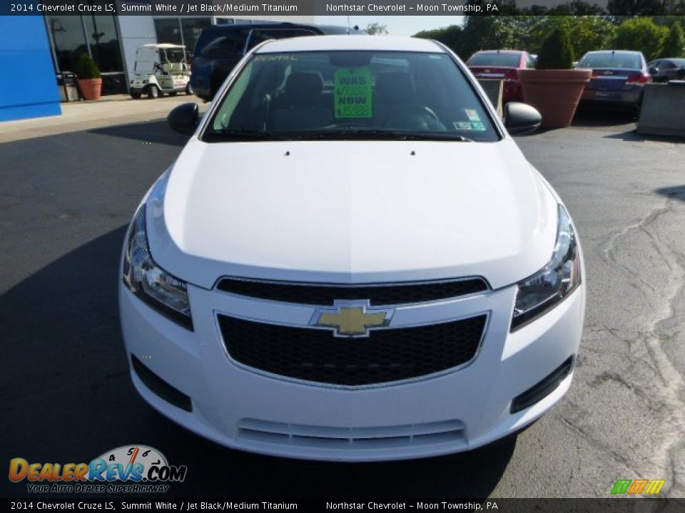 2014 Chevrolet Cruze LS Summit White / Jet Black/Medium Titanium Photo #8