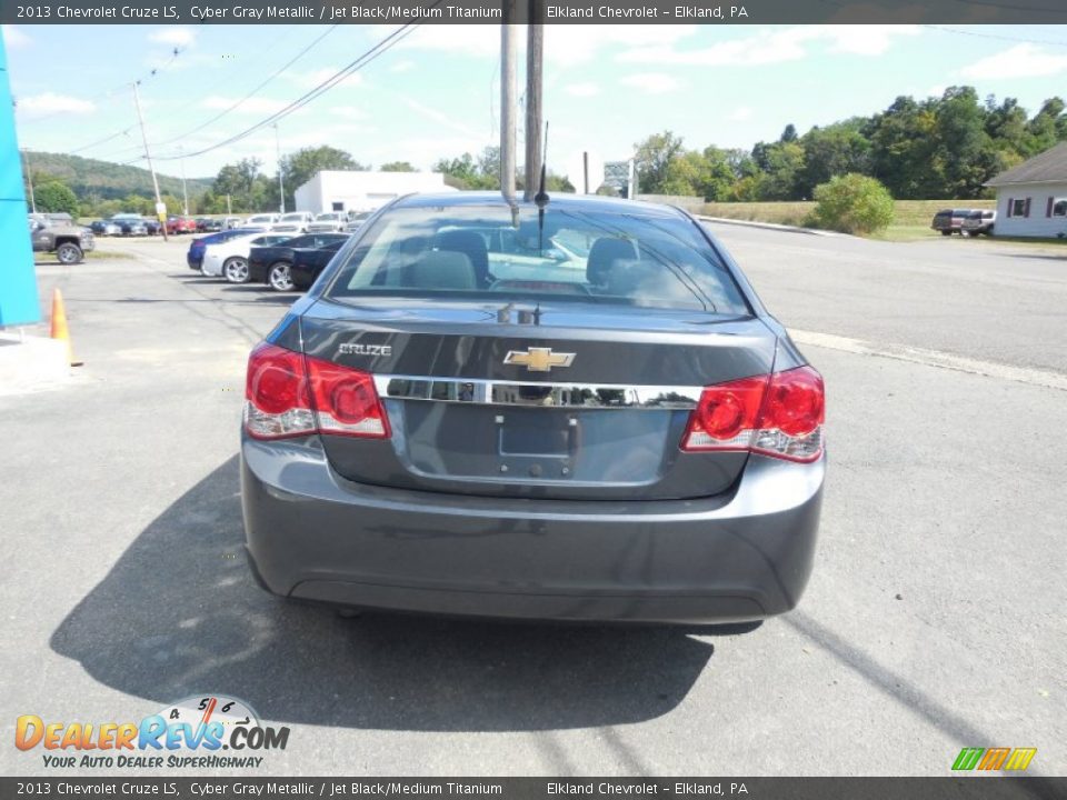 2013 Chevrolet Cruze LS Cyber Gray Metallic / Jet Black/Medium Titanium Photo #6